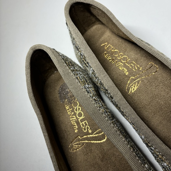 NWOT  brown and tan tweed Aerosoles ballet flats - Picture 10 of 12